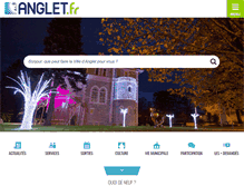 Tablet Screenshot of anglet.fr